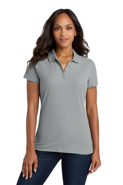 EMBROIDERED - L100- Port Authority® Women's Core Classic Pique Polo