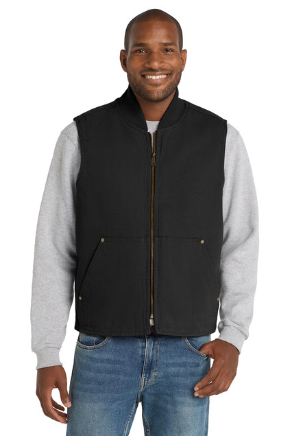 EMBROIDERED - CSV40 - Cornerstone® Washed Duck Cloth Vest
