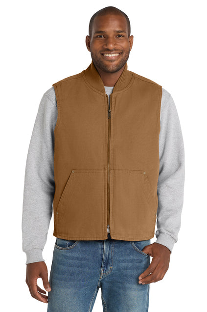 EMBROIDERED - CSV40 - Cornerstone® Washed Duck Cloth Vest