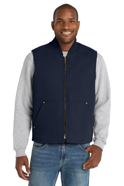 EMBROIDERED - CSV40 - Cornerstone® Washed Duck Cloth Vest
