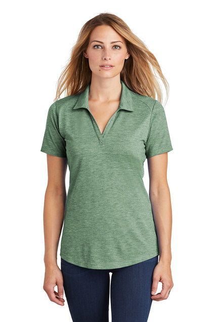EMBROIDERED - LST405 - Sport-Tek ® Women's PosiCharge ® Tri-Blend Wicking Polo