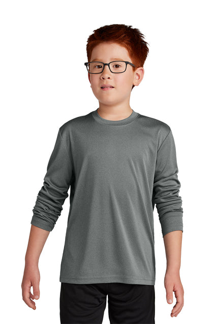 SCREEN PRINTED - YST350LS - Sport-Tek® Youth Long Sleeve PosiCharge® Competitor™ Tee