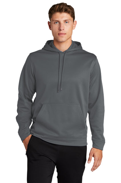 SCREEN PRINTED - F244 - Sport-Tek® Men's Sport-Wick® Fleece Hooded Pullover