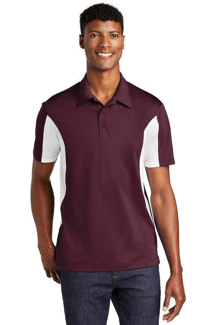 EMBROIDERED - ST655 - Sport-Tek® Side Blocked Micropique Sport-Wick® Polo