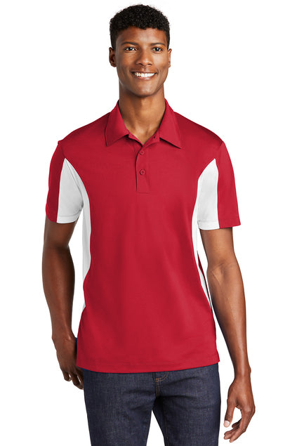 EMBROIDERED - ST655 - Sport-Tek® Side Blocked Micropique Sport-Wick® Polo