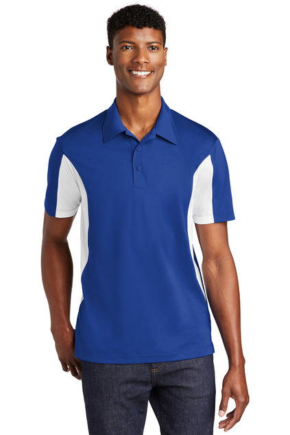 EMBROIDERED - ST655 - Sport-Tek® Side Blocked Micropique Sport-Wick® Polo