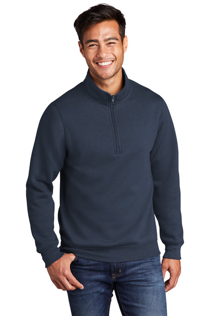 Embroidered - PC78Q - Port & Company ® Core Fleece 1/4-Zip Pullover Sweatshirt