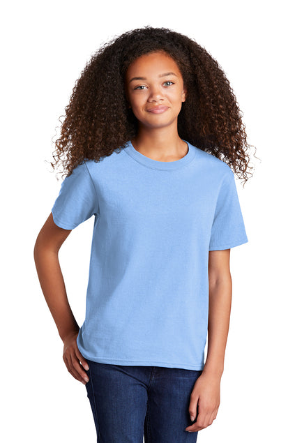 SCREEN PRINTED - PC54Y - Port & Company® Youth Core Cotton Tee