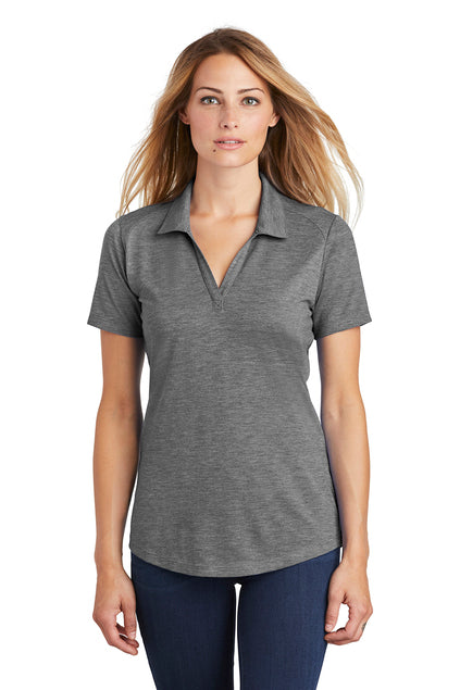 EMBROIDERED - LST405 - Sport-Tek ® Women's PosiCharge ® Tri-Blend Wicking Polo