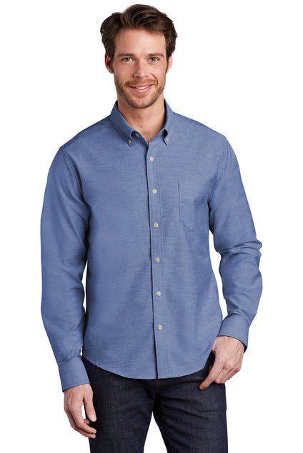 EMBROIDERED - S651 - Port Authority® Untucked Fit Superpro™ Oxford Shirt