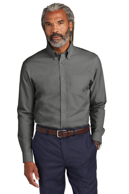 EMBROIDERED - BB18000 - Brooks Brothers® Wrinkle-Free Stretch Pinpoint Shirt