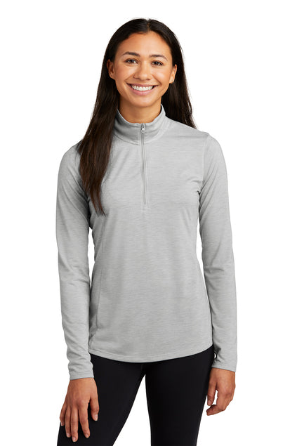 Embroidered - LST407 - Sport-Tek® Women's PosiCharge® Tri-Blend Wicking 1/4-Zip Pullover
