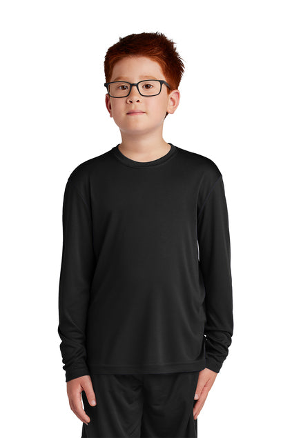 SCREEN PRINTED - YST350LS - Sport-Tek® Youth Long Sleeve PosiCharge® Competitor™ Tee