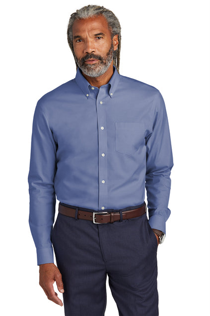EMBROIDERED - BB18000 - Brooks Brothers® Wrinkle-Free Stretch Pinpoint Shirt
