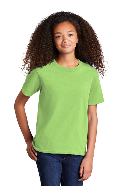 SCREEN PRINTED - PC54Y - Port & Company® Youth Core Cotton Tee