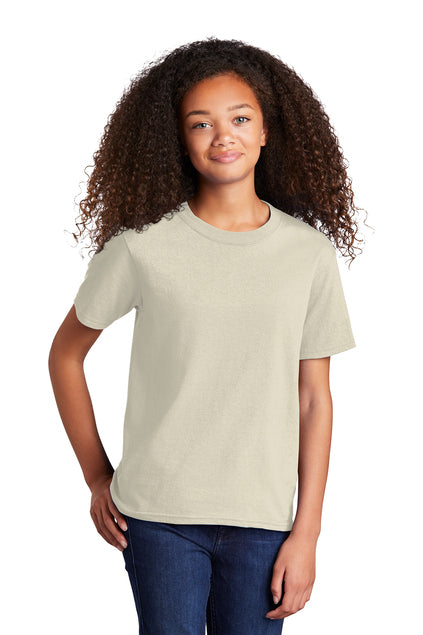 SCREEN PRINTED - PC54Y - Port & Company® Youth Core Cotton Tee
