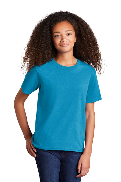 SCREEN PRINTED - PC54Y - Port & Company® Youth Core Cotton Tee