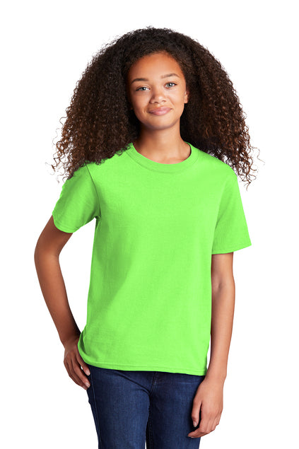 SCREEN PRINTED - PC54Y - Port & Company® Youth Core Cotton Tee