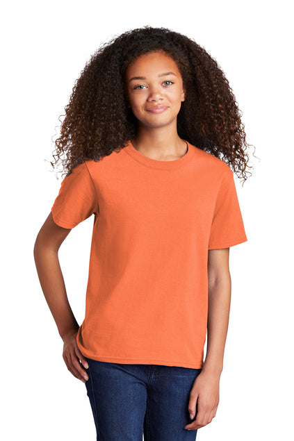 SCREEN PRINTED - PC54Y - Port & Company® Youth Core Cotton Tee