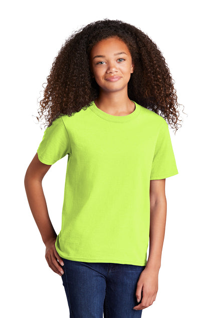 SCREEN PRINTED - PC54Y - Port & Company® Youth Core Cotton Tee