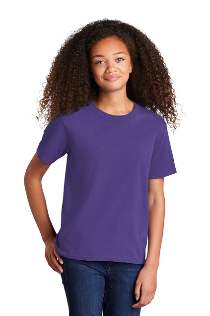 SCREEN PRINTED - PC54Y - Port & Company® Youth Core Cotton Tee