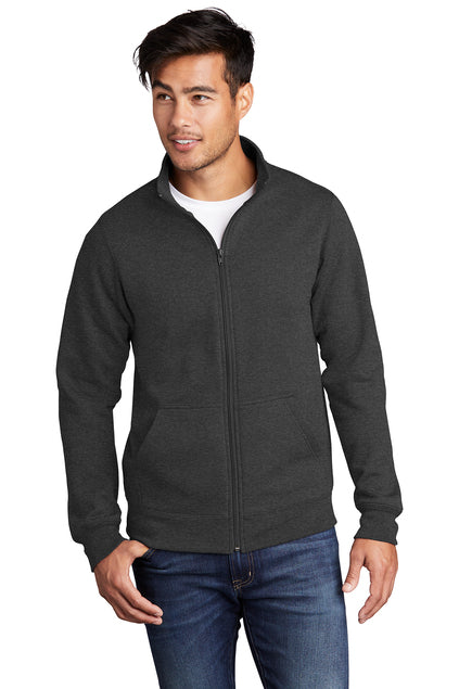 Embroidered - PC78FZ - Port & Company ® Core Fleece Cadet Full-Zip Sweatshirt