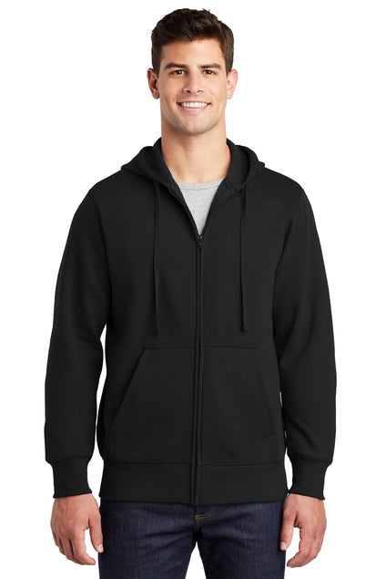 EMBROIDERED - ST258 - Sport-Tek® Men's Full-Zip Hooded Sweatshirt