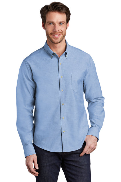 EMBROIDERED - S651 - Port Authority® Untucked Fit Superpro™ Oxford Shirt