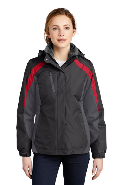 EMBROIDERED - L321 - Port Authority® Ladies' Colorblock 3-in-1 Jacket