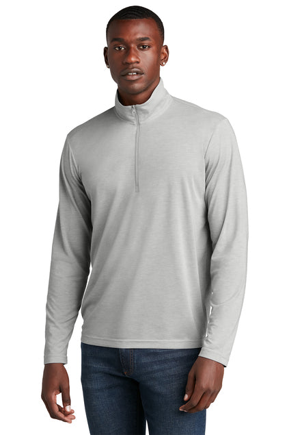 Embroidered- ST407 - Sport-Tek ® PosiCharge ® Tri-Blend Wicking 1/4-Zip Pullover