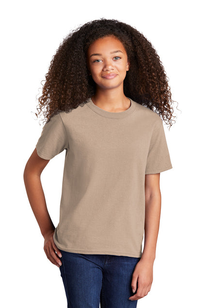 SCREEN PRINTED - PC54Y - Port & Company® Youth Core Cotton Tee