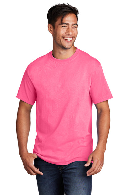 PC54 SCREEN PRINTED Port & Company® Core Cotton Tee
