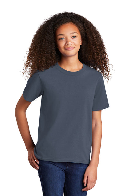 SCREEN PRINTED - PC54Y - Port & Company® Youth Core Cotton Tee