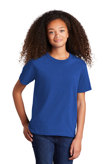 SCREEN PRINTED - PC54Y - Port & Company® Youth Core Cotton Tee