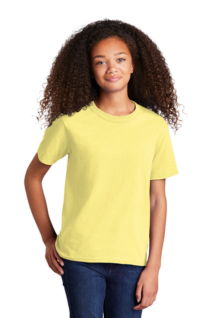 SCREEN PRINTED - PC54Y - Port & Company® Youth Core Cotton Tee
