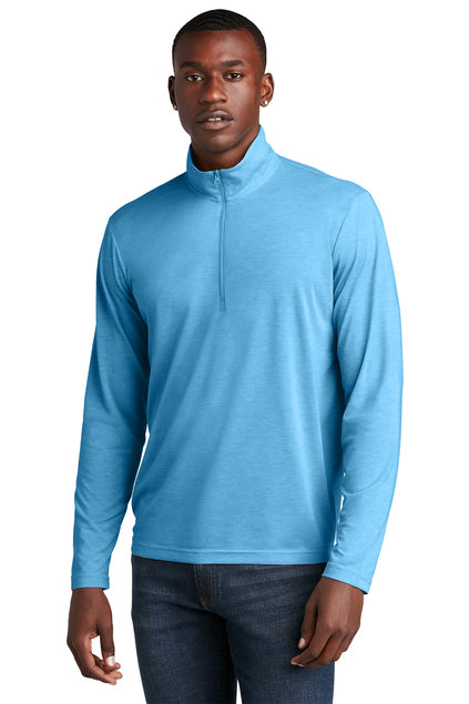 Embroidered- ST407 - Sport-Tek ® PosiCharge ® Tri-Blend Wicking 1/4-Zip Pullover