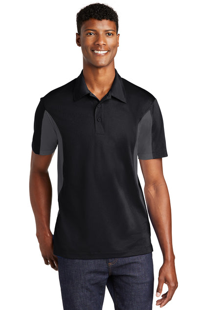 EMBROIDERED - ST655 - Sport-Tek® Side Blocked Micropique Sport-Wick® Polo