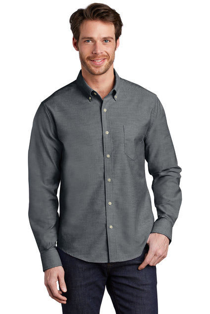 EMBROIDERED - S651 - Port Authority® Untucked Fit Superpro™ Oxford Shirt