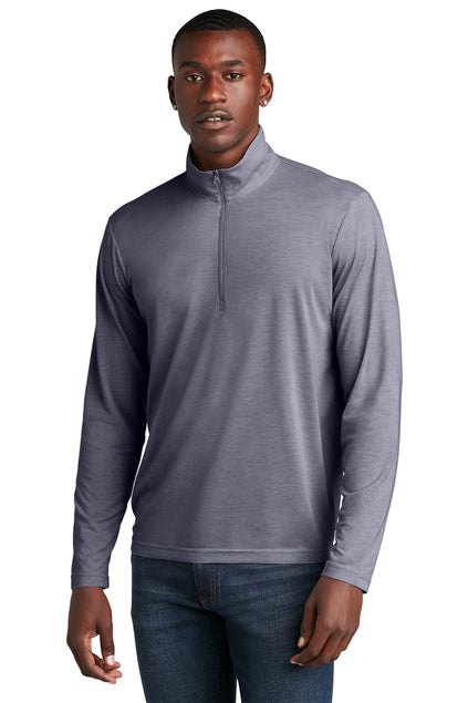 Embroidered- ST407 - Sport-Tek ® PosiCharge ® Tri-Blend Wicking 1/4-Zip Pullover