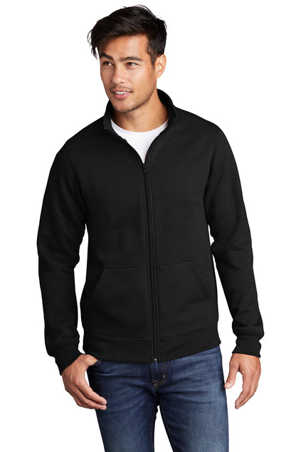 Embroidered - PC78FZ - Port & Company ® Core Fleece Cadet Full-Zip Sweatshirt
