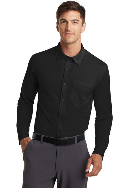 EMBROIDERED - K570 - Port Authority® Dimension Knit Dress Shirt Shirt
