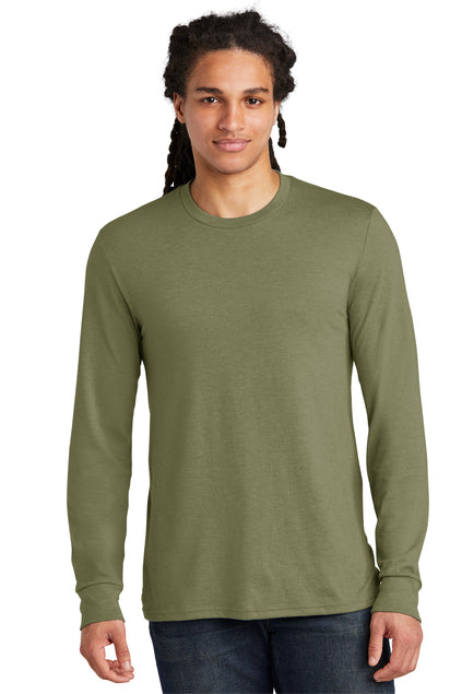 SCREEN PRINTED - DM132 - District® Men's Perfect Tri® Long Sleeve Tee