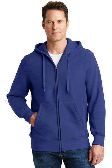 EMBROIDERED- F282- Sport-Tek® Men's Super Heavyweight Full-Zip Hooded Sweatshirt
