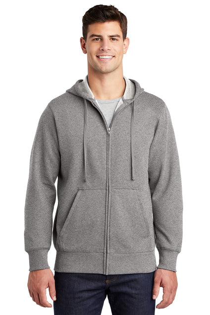 EMBROIDERED - ST258 - Sport-Tek® Men's Full-Zip Hooded Sweatshirt