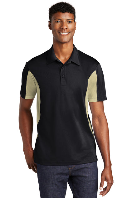 EMBROIDERED - ST655 - Sport-Tek® Side Blocked Micropique Sport-Wick® Polo