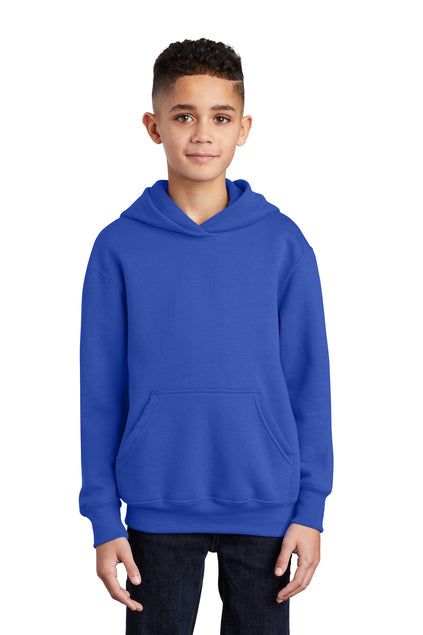 SCREEN PRINTED - PC90YH - Port & Company® Youth Core Fleece Pullover Hooded Sweatshirt