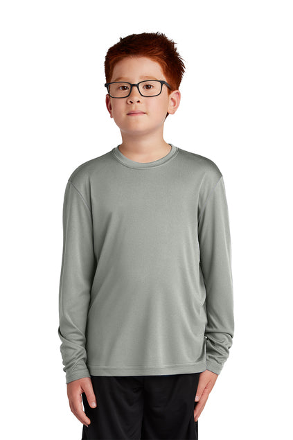 SCREEN PRINTED - YST350LS - Sport-Tek® Youth Long Sleeve PosiCharge® Competitor™ Tee
