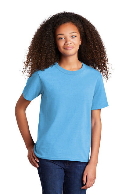 SCREEN PRINTED - PC54Y - Port & Company® Youth Core Cotton Tee