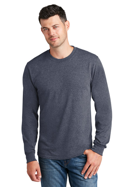 Screen Printed - PC54LS - Port & Company® Men's Long Sleeve Core Cotton T-Shirt