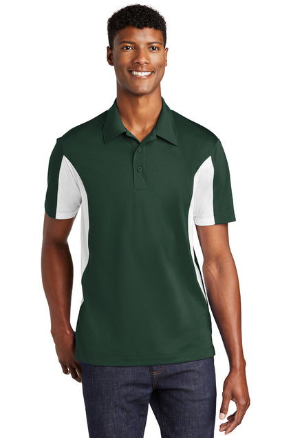 EMBROIDERED - ST655 - Sport-Tek® Side Blocked Micropique Sport-Wick® Polo